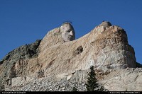 Photo by WestCoastSpirit | Not in a city  crazy horse, carving, natives, mount rushmore